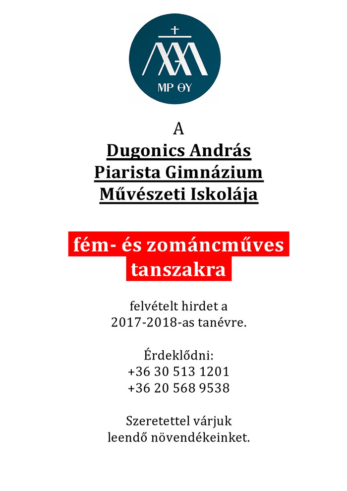 Fém- és zománcműves tanszak